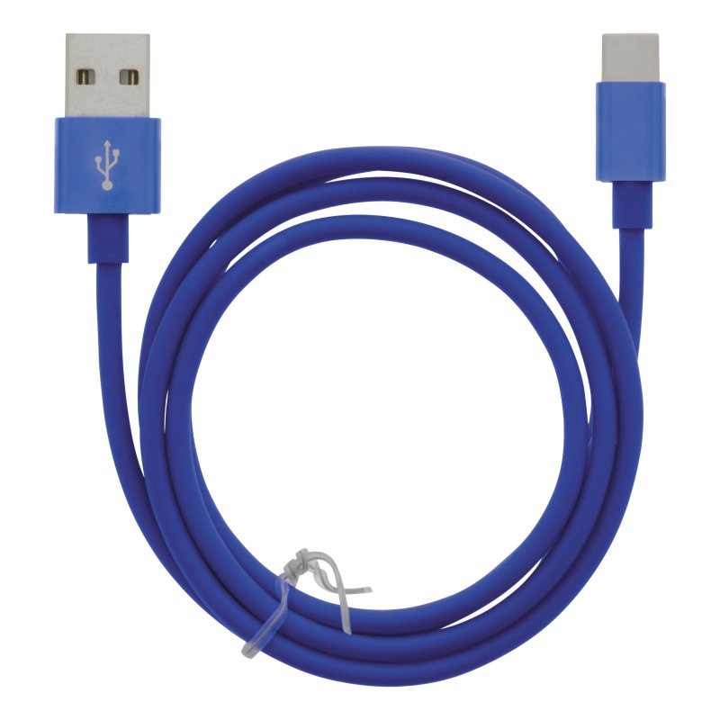 Cable MOB:A USB-A - USB-C 2.4A, 1m, blue / 383213