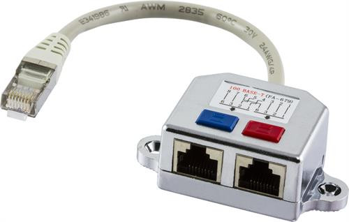 Кабель DELTACO Y RJ45 TP, FTP (экранированный)