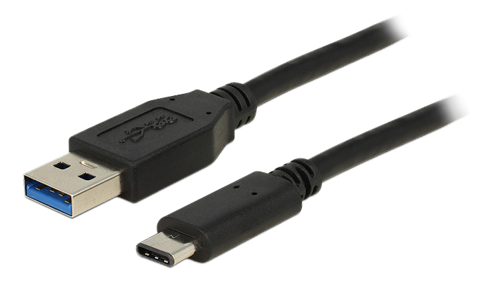 USB-кабель DeLOCK, 0,5 м, Type C ma - Type A ma, 3.1 Gen 2, черный