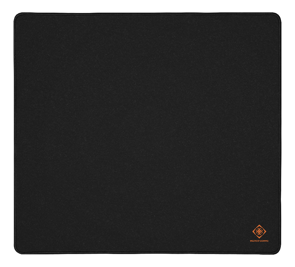 DELTACO GAMING DMP460 L Коврик для мыши, 450x400x4 мм, прошитые края, черный