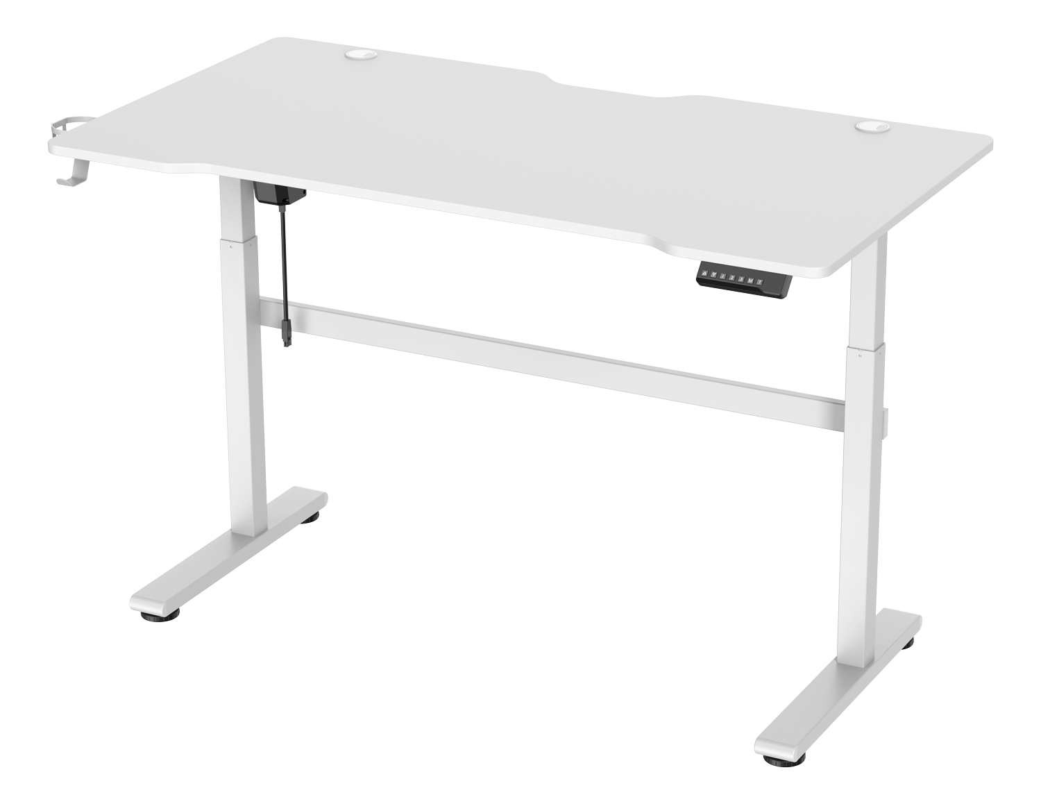 Электрический игровой стол WHITE LINE WT95, моторизованный, 140x75 см, белый