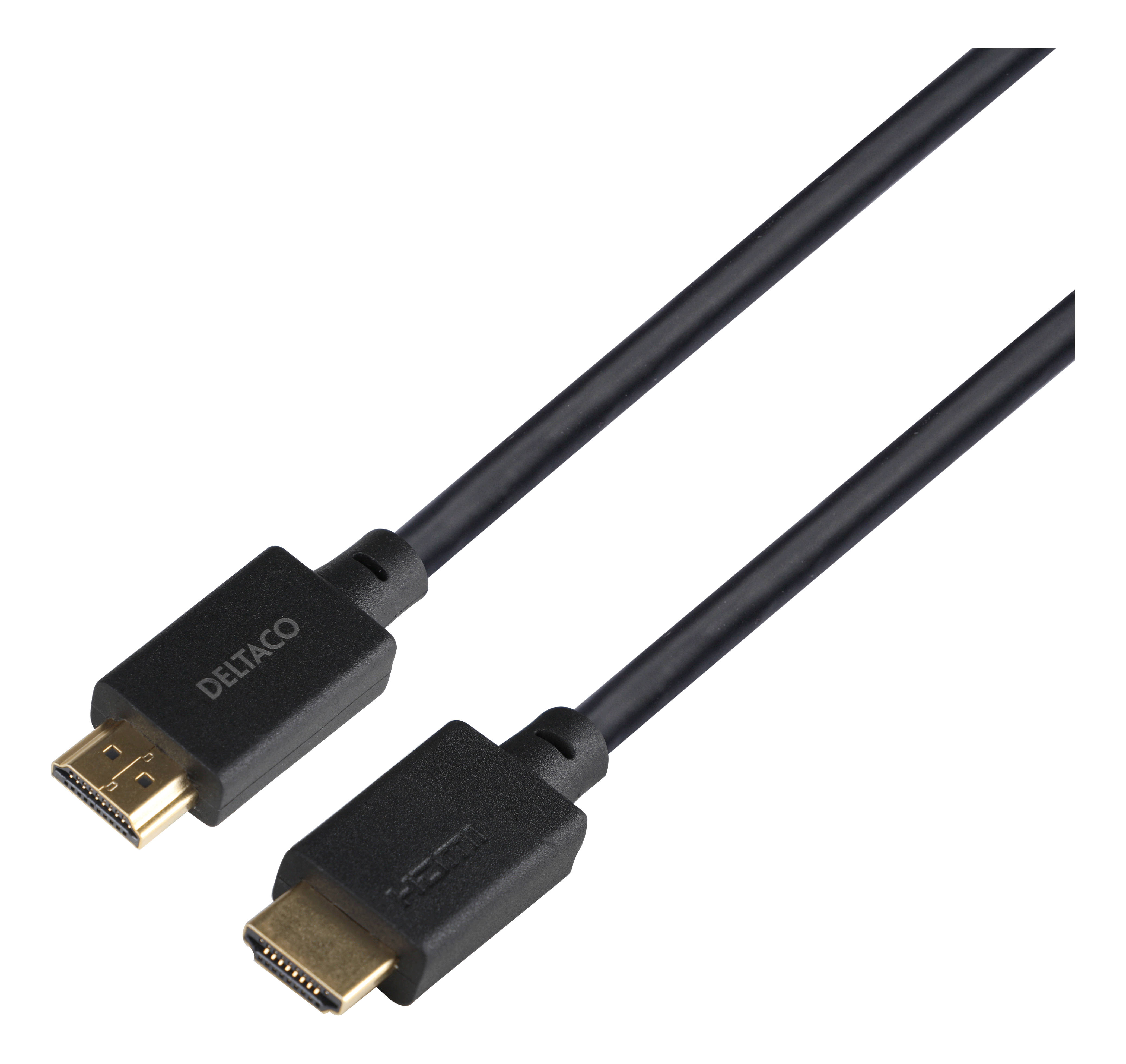 DELTACO ULTRA High Speed HDMI-кабель, 48Gbps, 1м, черный