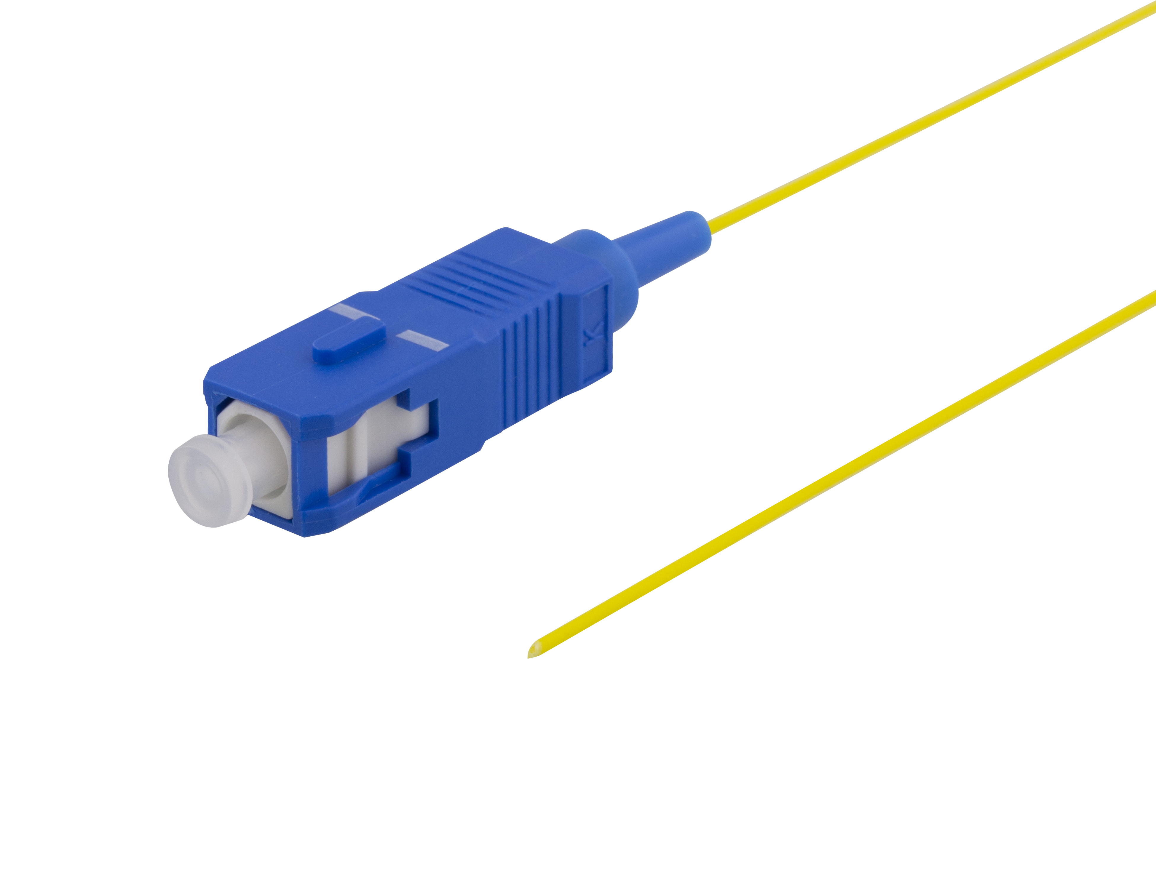OS2 fiber pigtail DELTACO, SC, simplex, UPC, 9/125, 1.5m / SCPT-1S-5