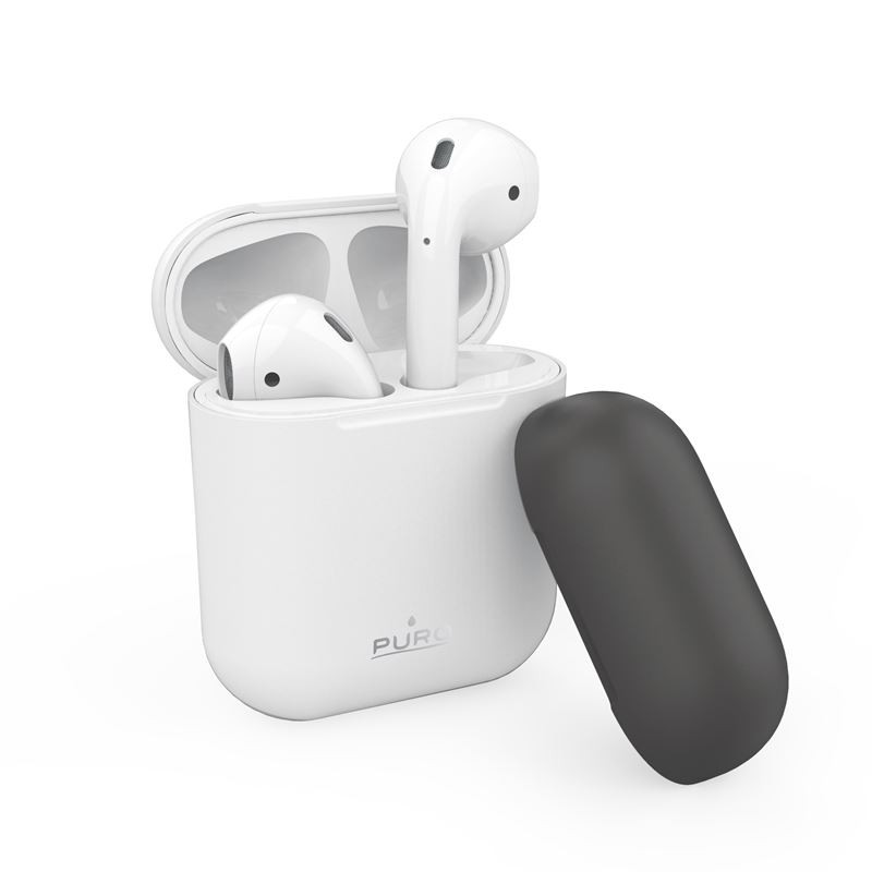 Silicone Case PURO for AirPods 1&2 / APCASE2WHI