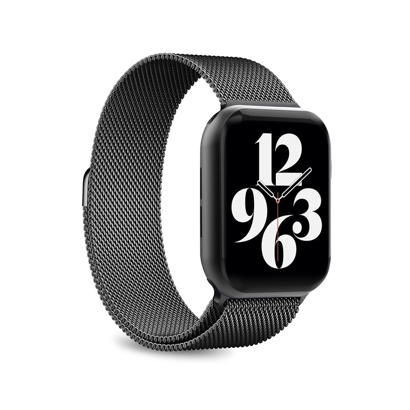 Milanese Magnetic Band PURO for APPLE watch 40mm, black / AW40MILANESEBLK