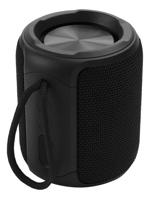 Водонепроницаемая Bluetooth-колонка STREETZ, 2x 5 Вт, AUX, встроенный микрофон, черная