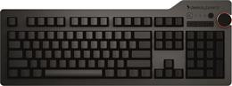 Keyboard Ultimate 4 - Mechanical keyboard with no signs of keys with Cherry MX Blue switch, volume button, 2m cable, USB, black DASK4ULTMBLU-EU / DASKEY-7