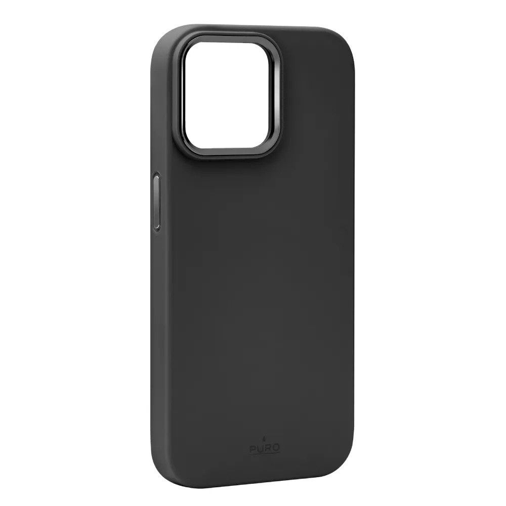Силиконовый чехол для iPhone 15 Pro ICON MAG PRO, черный