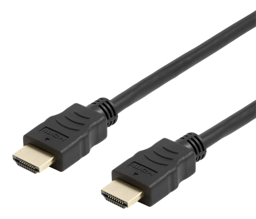 DELTACO гибкий кабель HDMI, 4K UltraHD в 60 Гц, 3 м, черный