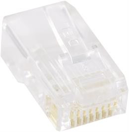 RJ45 connector for patch cable, Cat5e, unshielded, 20-pack DELTACO / MD-3