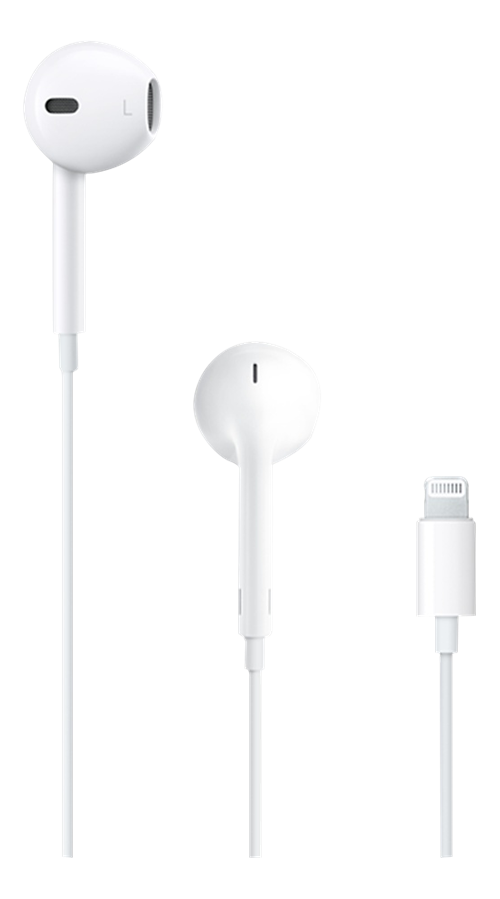 Apple EarPods with Lightning Connector, In-Ear Headset for iPhones White / MMTN2ZM/A 