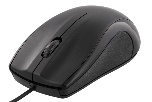 Mouse DELTACO, wired, 1.2m cable, 1200 dpi, black / MS-711