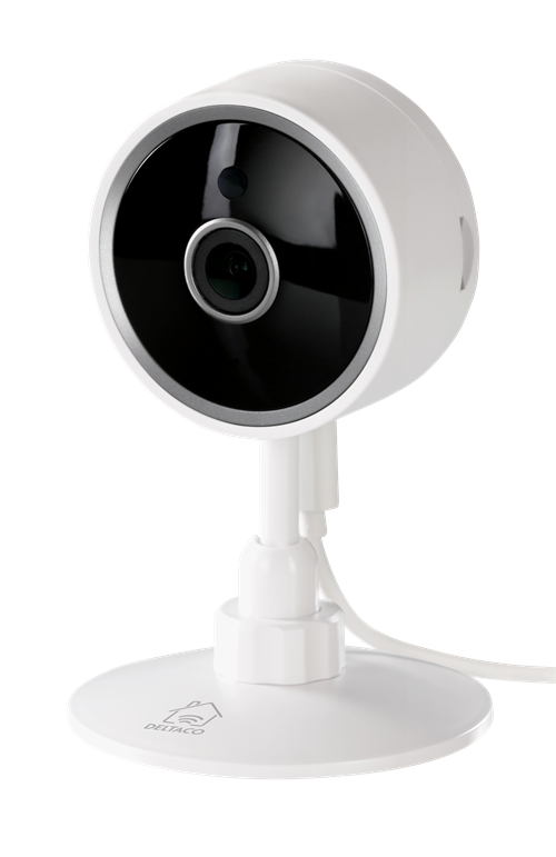 DELTACO SH-IPC02 Indoor Smart IP Camera, 2.4GHz, 1080p, White