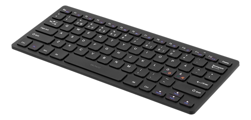 Wireless mini keyboard DELTACO 78 keys, Nordic Layout black / TB-632