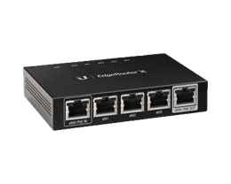 Ubiquiti EdgeRouter X, 5 Ports, Gigabit, Passive PoE, Black ER-X  / UBI-ER-X