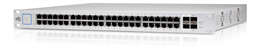 Ubiquiti UniFi PoE Switch US-48-500W, 48xGigabit RJ45, 2xSFP, 2xSFP, 500W PoE, 140Gbps Silver US-48-500W / UBI-US-48-500W