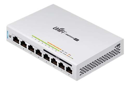 Ubiquiti UniFi Switch US-8-60W - Switch - Managed - 4 x 10/100/1000 + 4 x 10/100/1000 (PoE) - desktop model - PoE