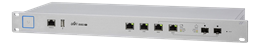 Ubiquiti UniFi USG Pro 4 Security Gateway, 2xGigabit RJ45 Ports, 2x1Gbps RJ45 / SFP Combo Ports, Silver USG-PRO-4 / UBI-USG-PRO-4