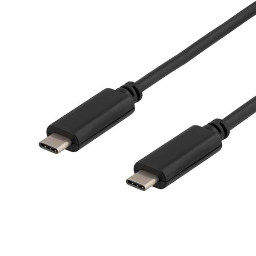 Cable DELTACO USB 3.1, 1m, black / USBC-1054