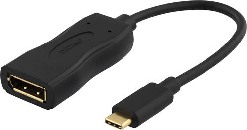Адаптер DELTACO USB 3.1 "C - DisplayPort" / USBC-DP