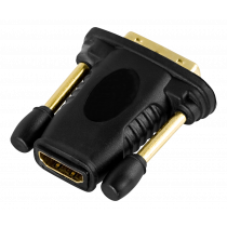 DELTACO HDMI-адаптер, Full HD i 60 Гц, HDMI 19-контактный от одного до DVI-D
