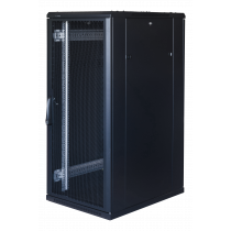 19" cabinet TOTEN, System G, 27U, 600x800, perforated doors, 800kg load, black / G3.6827.9801 / 19-G6827PP