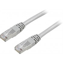 Cable DELTACO F / UTP, Cat5e, 5m, 100MHz, gray / 5-STP