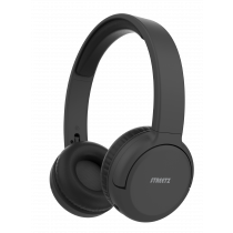 BT210 Bluetooth headphones STREETZ, mic, foldable, black / BT210-BLK / 6612085