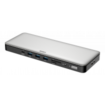 15-in-1 USB-C docking station DELTACO, tripple display, 2x HDMI, DP, USB-C, USB-A, RJ45, SD / USBC-HDMI29 / 1902424