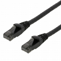 DELTACO High Flexible U/UTP Cat.6 соединительный кабель, 24AWG, TPE, 2 м, черный