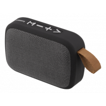 STREETZ Портативный Bluetooth-динамик, USB / TF / AUX / FM / громкая связь, черный