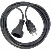 Brennenstuhl Power extension cable,  25m , black  1165480 / DEL-118O