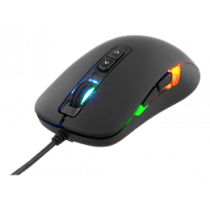 Mouse DELTACO GAMING wired, 800-2000 DPI, 125 Hz, LED, USB, Black / GAM-029