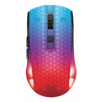 Wireless Semi-Transparent DELTACO GAMING mouse, DM320, RGB, Lightweight, Black / GAM-145