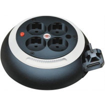 Power strip BRENNEN 4 sockets, 3m, black / GT-332 / 1109220