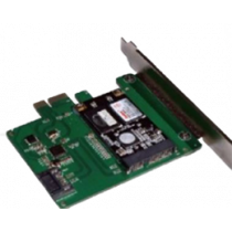 mSATA SSD PCIe expansion card, 6 Gbps DELTACOIMP green / KCSSD1