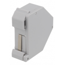  Keystone holder for DIN rail, shielding, plastic DELTACO gray / MD-122