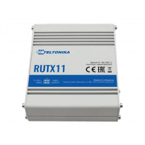 Teltonika RUTX11 - Wireless router - WWAN - 4-port switch - GigE, 802.11ac Wave 2 - Bluetooth 4.0, 802.11b / g / n / ac Wave 2 - DIN rail mountable / TKA-RUTX11