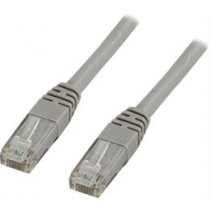 DELTACO U / UTP Cat6 patch cable, 1m, 250MHz, Delta-certified, LSZH, gray / TP-61